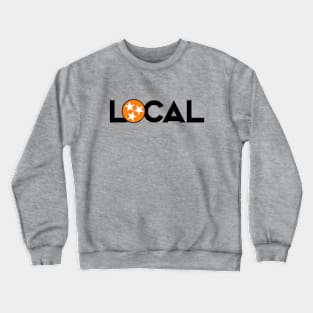 Tennessee Local State Flag Tristar Orange Version Crewneck Sweatshirt